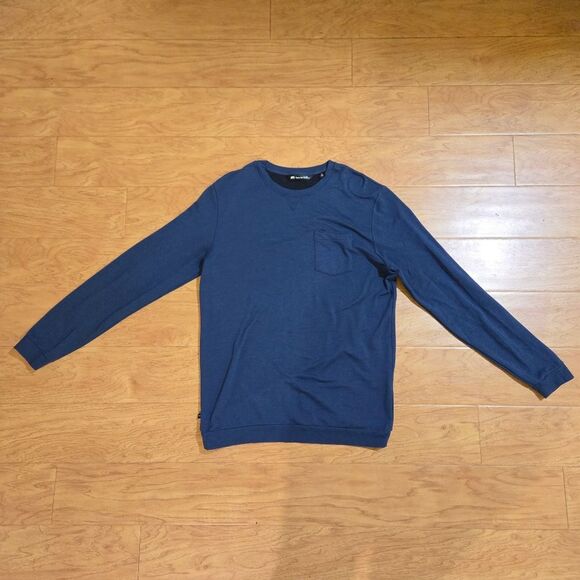 Travis Mathew Men's Blue Long Sleeve Shirt Size M - Picture 1 of 4